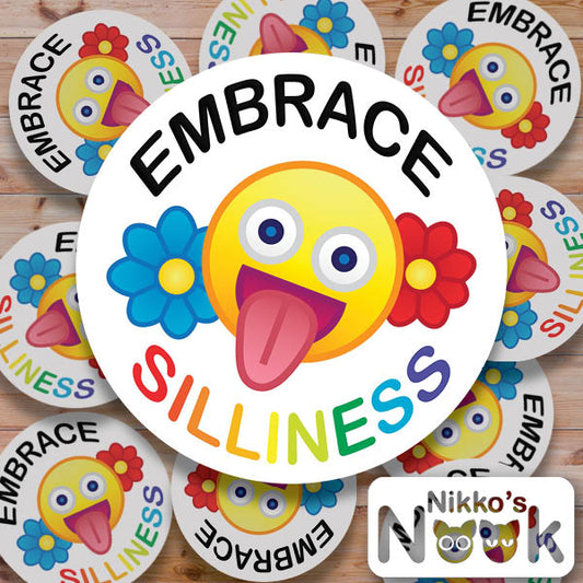 Embrace Silliness| Positivity, Fun, Laptop, Waterbottle