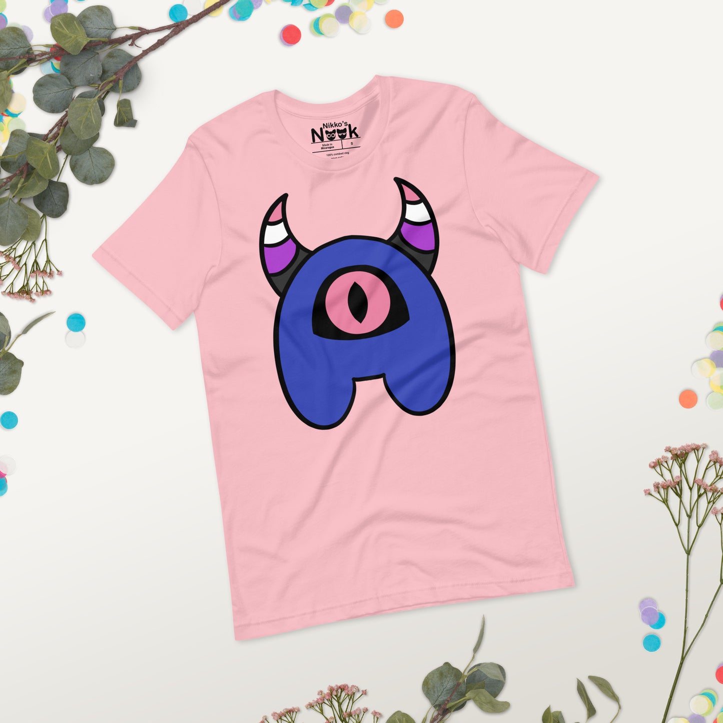 Genderfluid Pride Minmon + Short-Sleeve Unisex T-Shirt