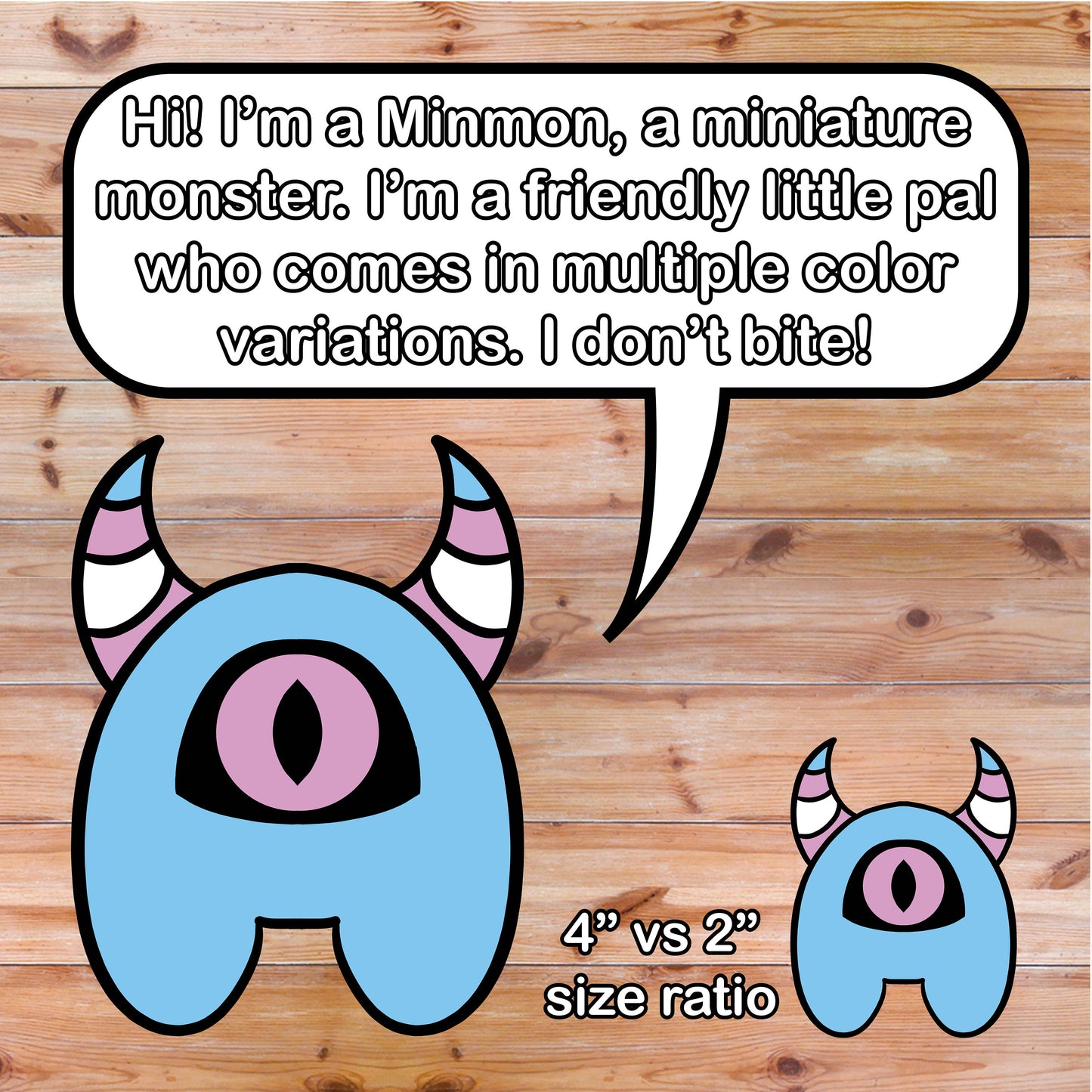 Transgender Pride Minmon Sticker | Mini monster, LGBTQIA+, Laptop, Waterbottle